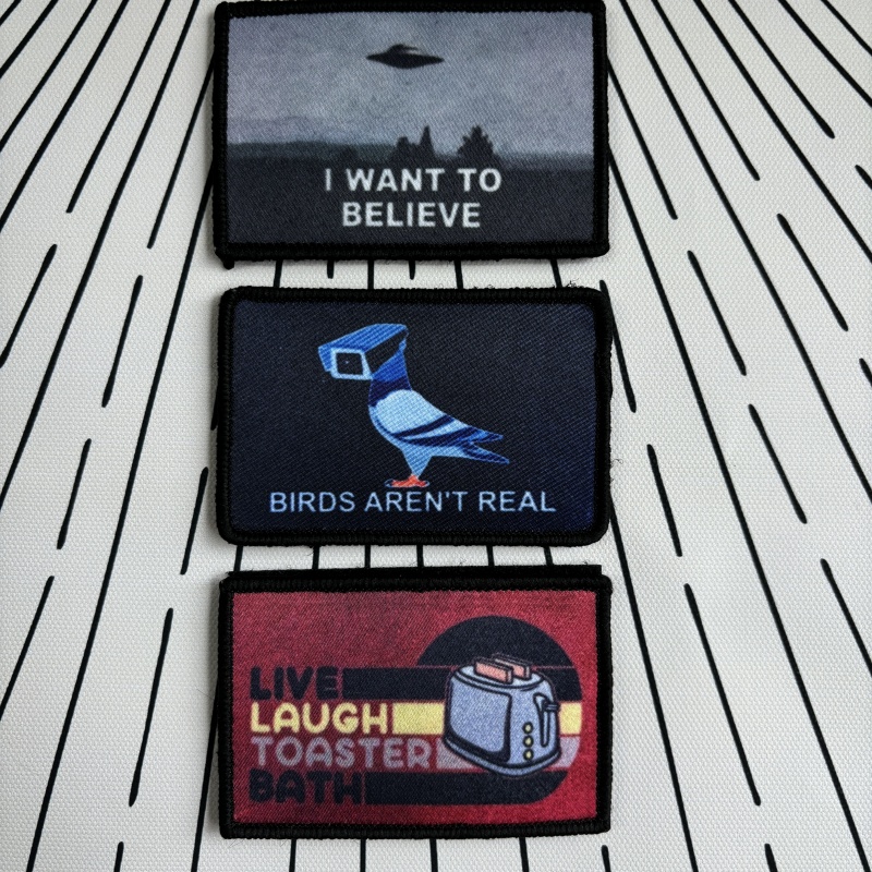 Urban Backpack Tactical - Fun Printed Tactical Patches Birds Aren't