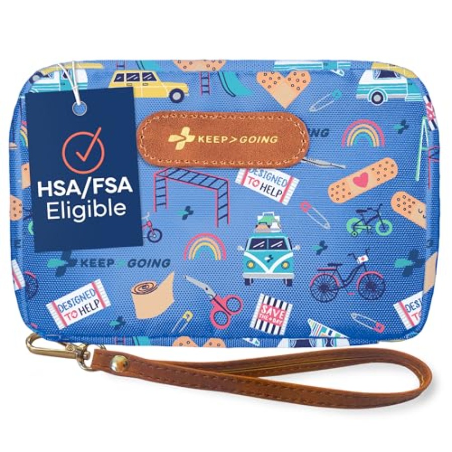 Backpack Diaper Bag - KeepGoing Travel First Aid Kit for