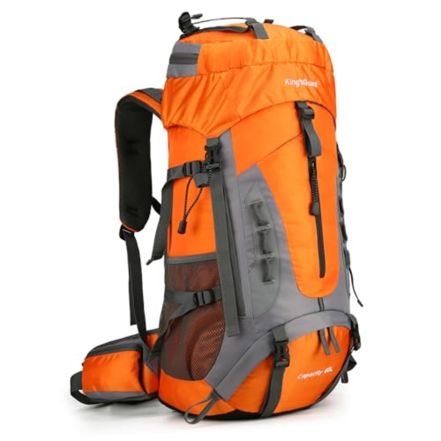 60L Hiking Backpack for Men an - Rain Cover Backpack recension och pris