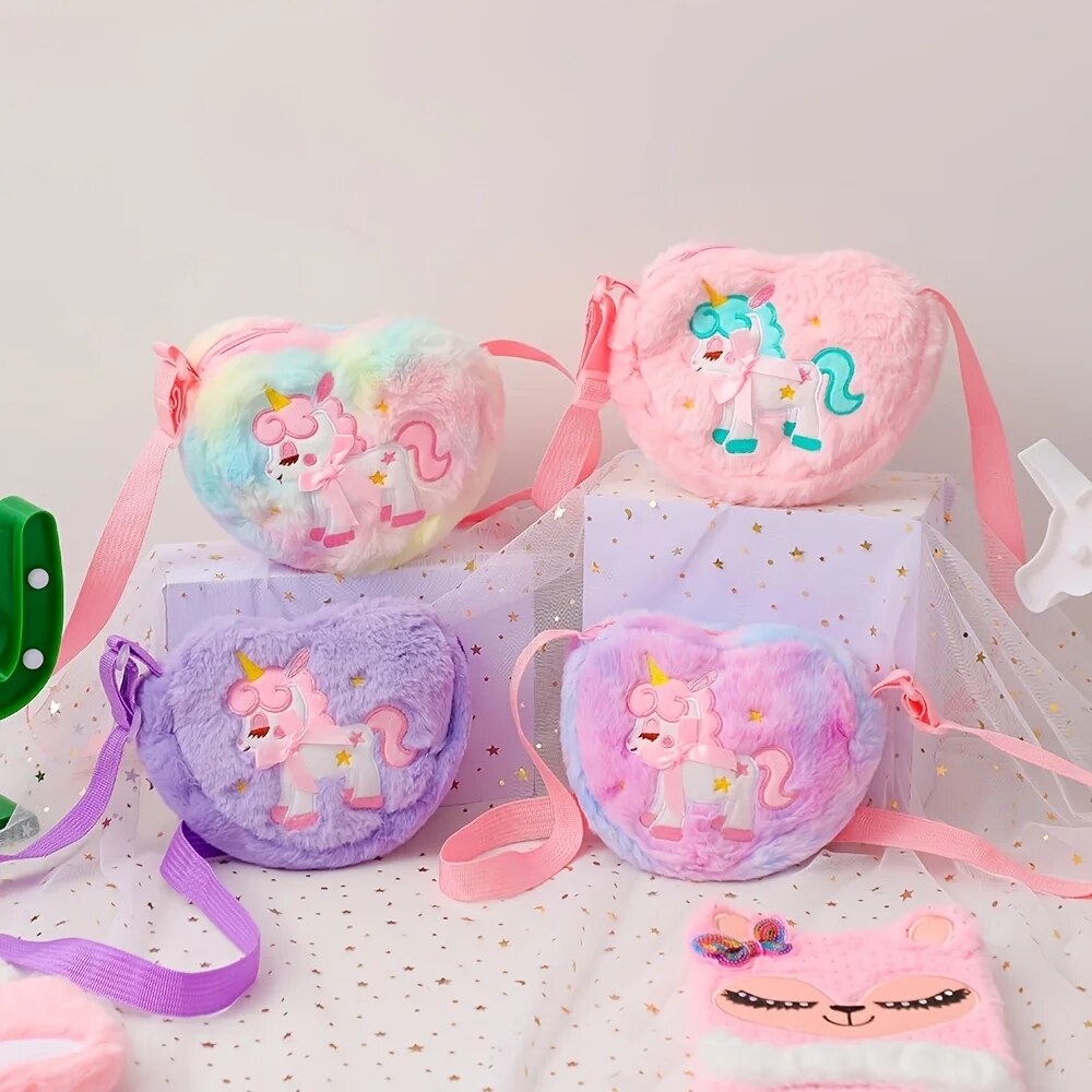 Cute Unicorn For Girls Plush H - Mini Backpack Purse recension och pris