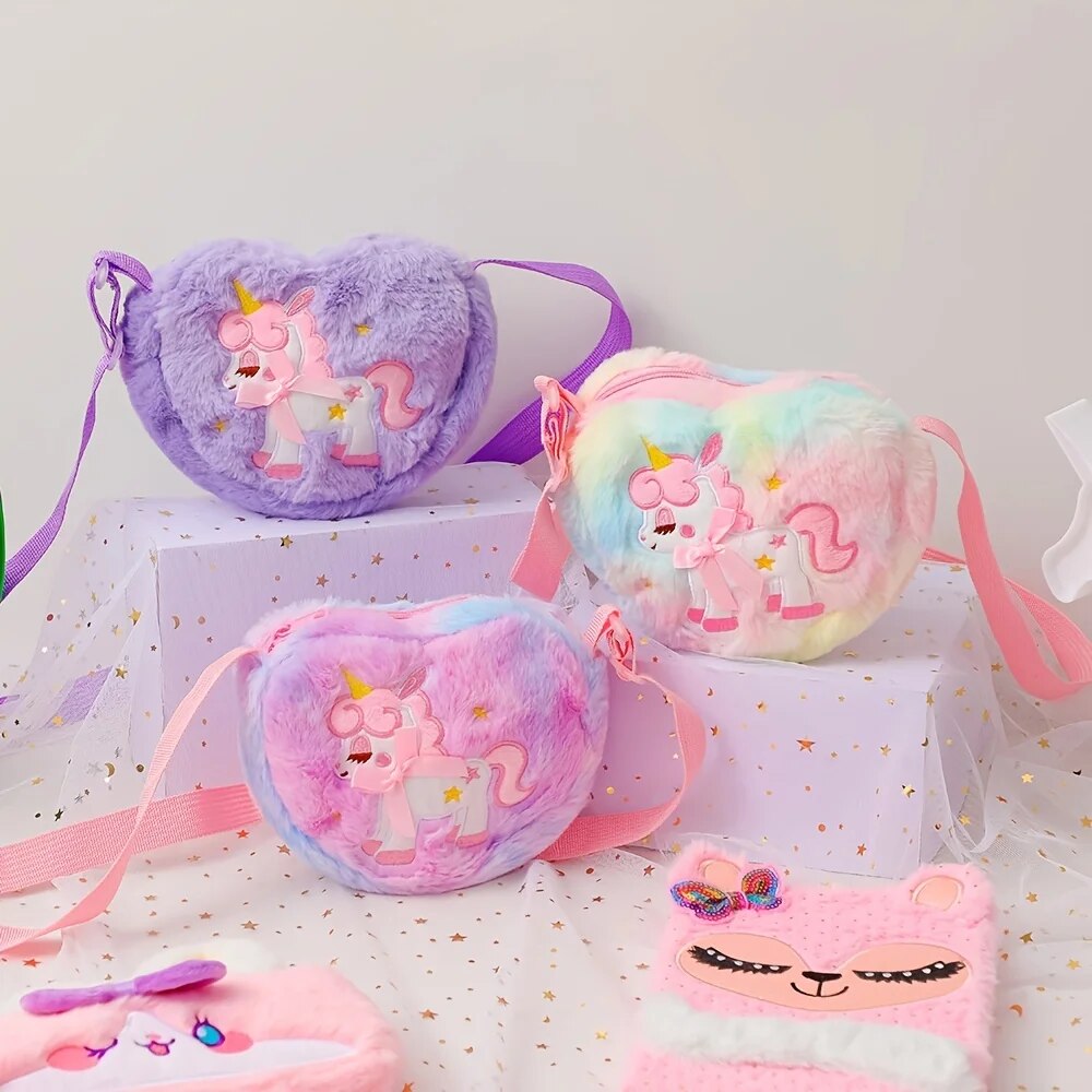 Cute Unicorn For Girls Plush H - Mini Backpack Purse recension och pris