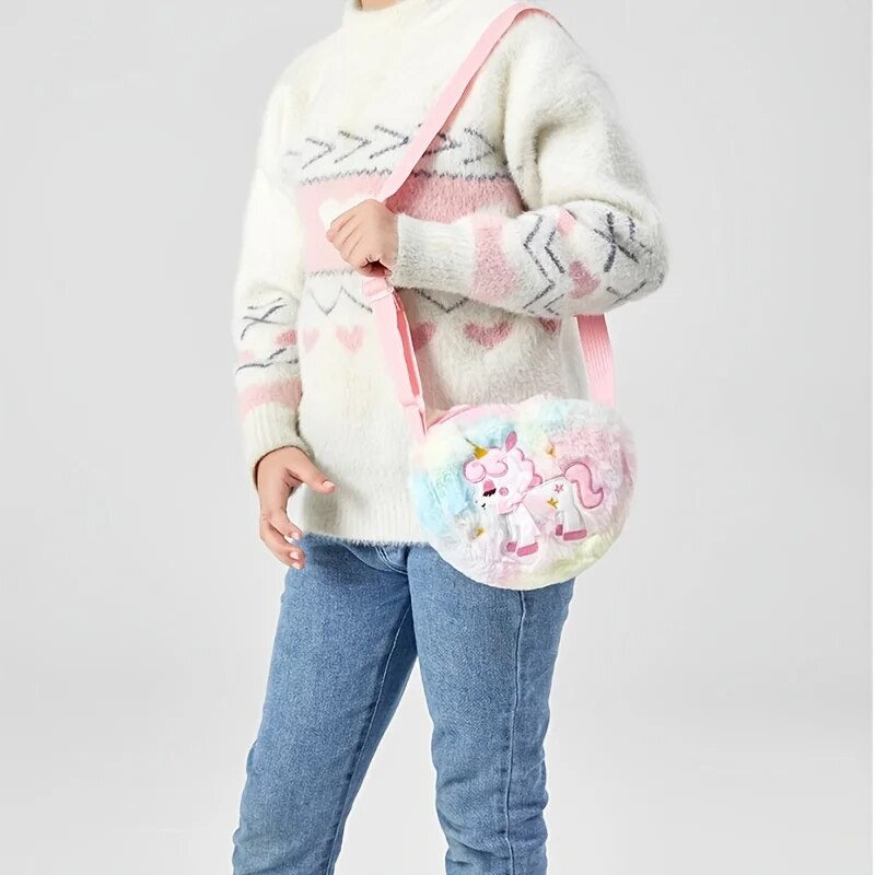 Cute Unicorn For Girls Plush H - Mini Backpack Purse recension och pris