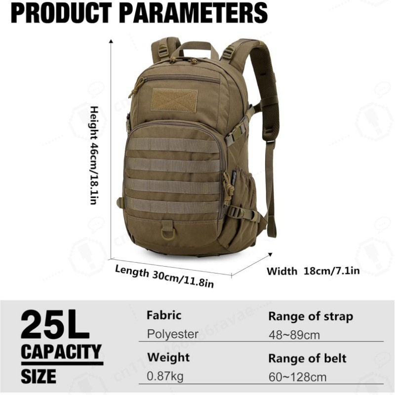 Waterproof Outdoor Tactical Ba - Rucksack Military Style recension och pris
