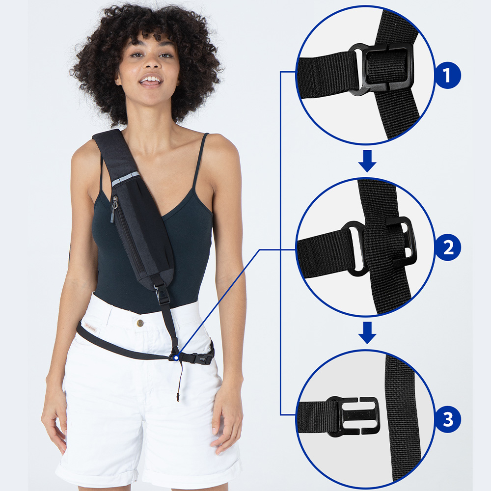 WATERFLY Crossbody Sling Bag C - Sling Backpack Shoulder recension och pris