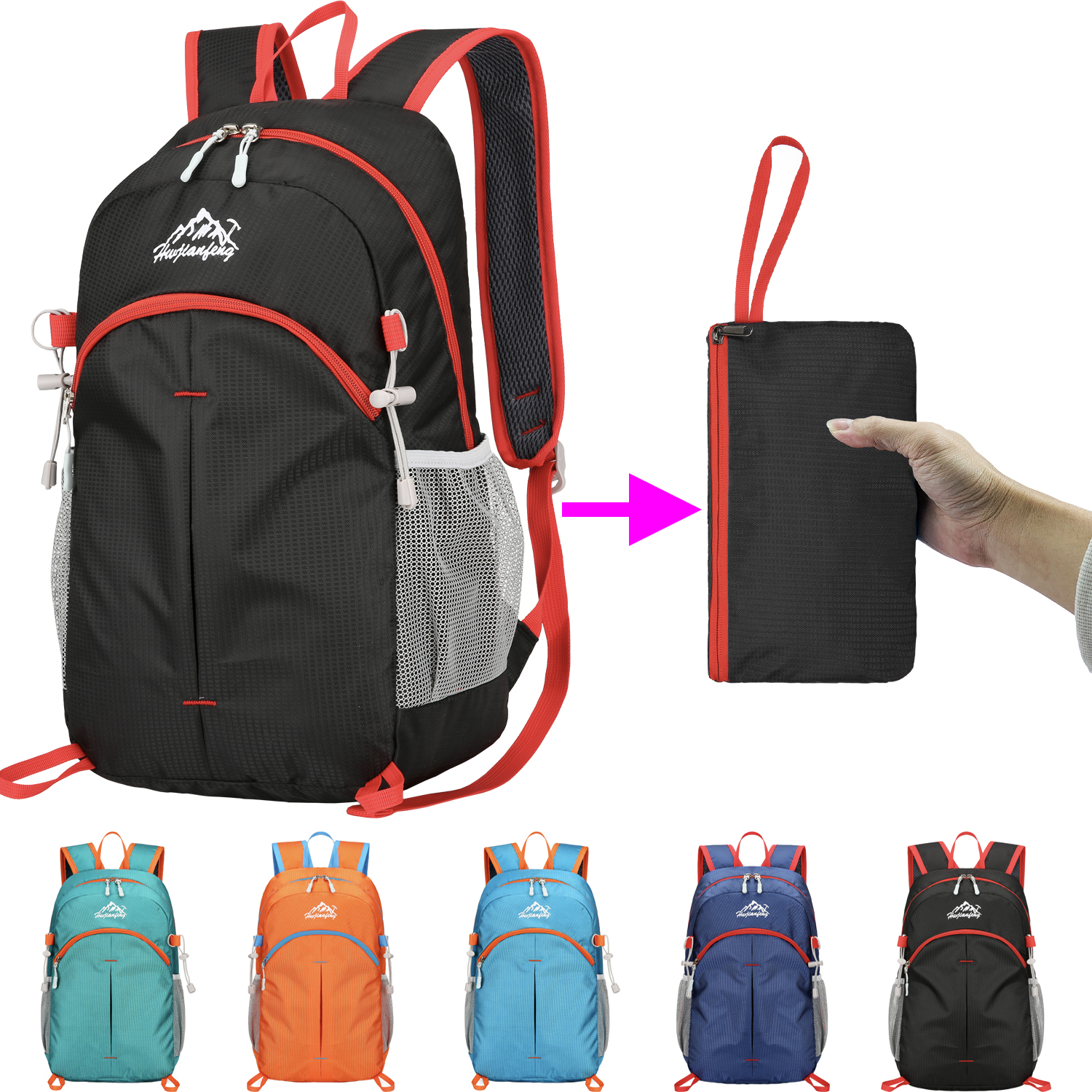 18L Portable Foldable Backpack - Foldable Backpack Small recension och pris
