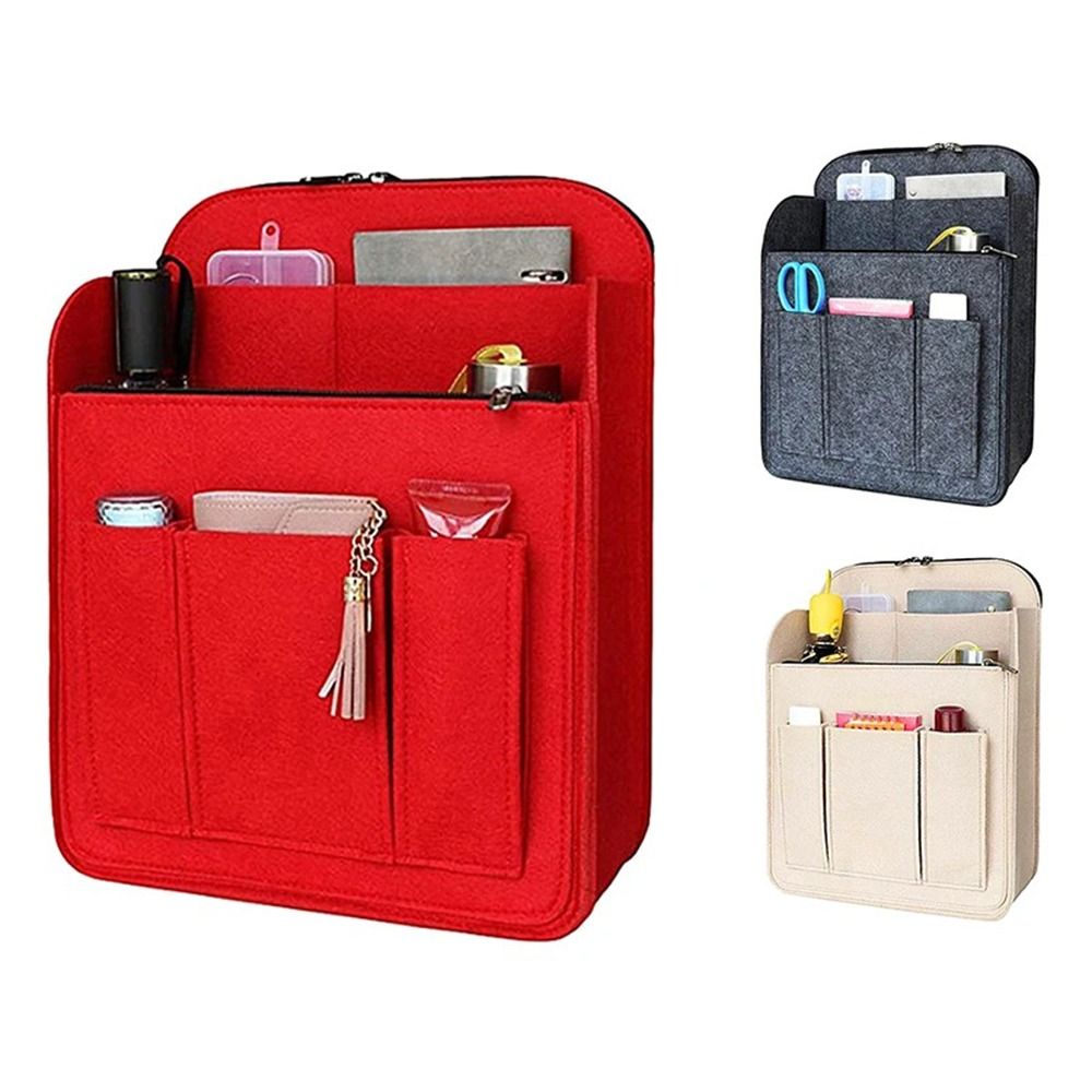 Multi-Pocket Insert Bag Organi - Backpack Insert Organizer recension och pris