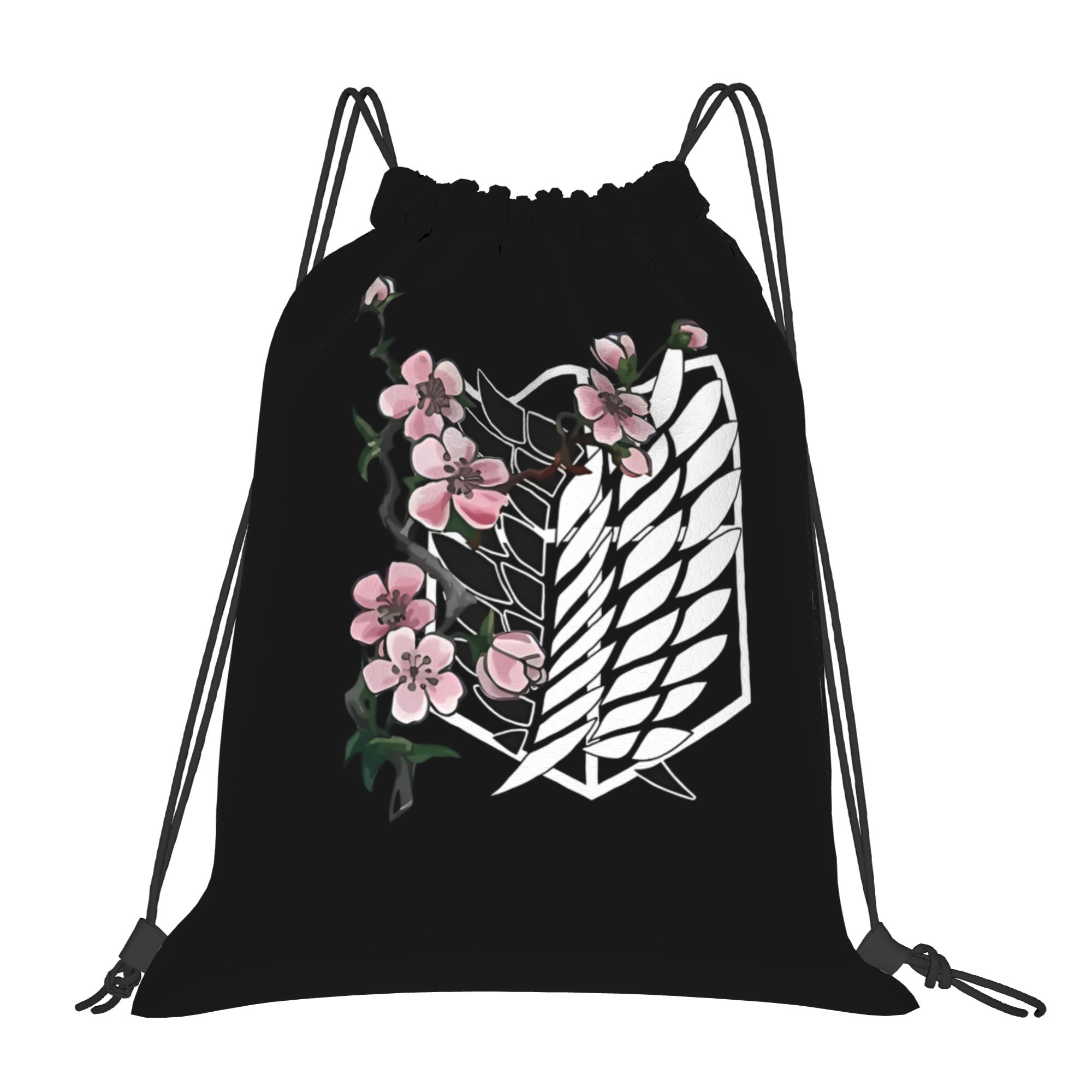 Custom Attacks on Titans Draws - Drawstring Gym Bag recension och pris