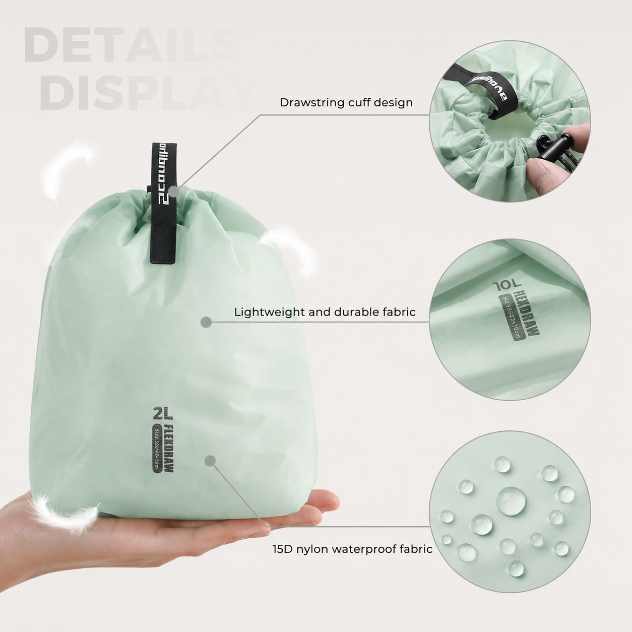 Large Capacity Waterproof Stor - Hiking Backpack Waterproof recension och pris
