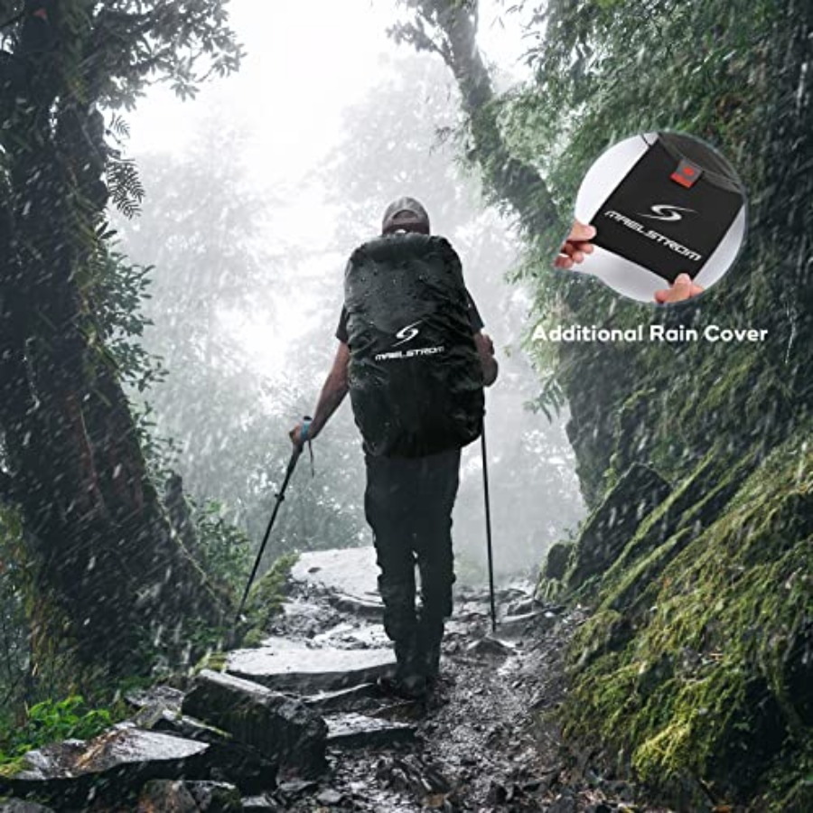 Hiking Backpack, Camping Backp - Rain Cover Backpack recension och pris