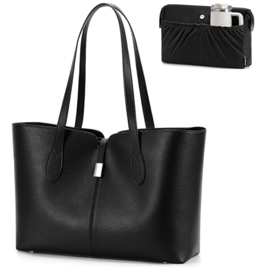 TOPEAST Laptop Tote Bag for Wo - Laptop Sleeve Removable recension och pris