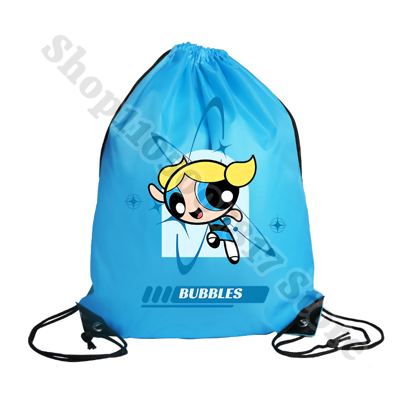 Kawaii The Powerpuffs Girls Ca - Drawstring Gym Bag recension och pris
