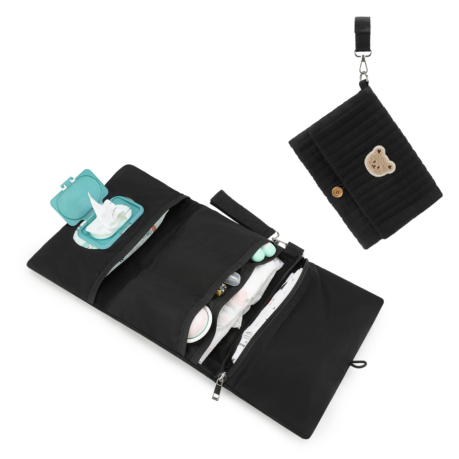 Foldable Diaper Organizer Bag  - Backpack Diaper Bag recension och pris