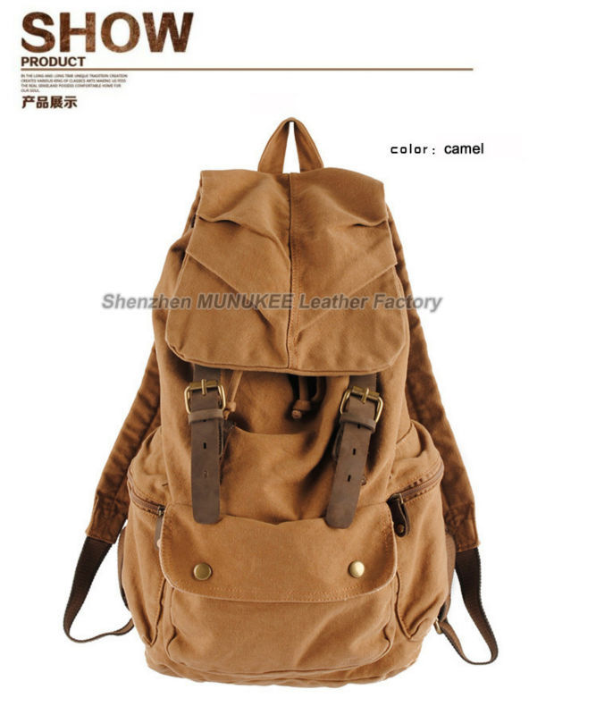 Fashion New Military Canvas Ba - Rucksack Military Style recension och pris