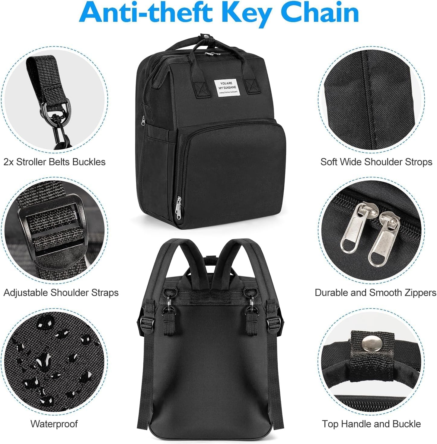 Baby Diaper Bags Backpack Larg - Backpack Diaper Bag recension och pris