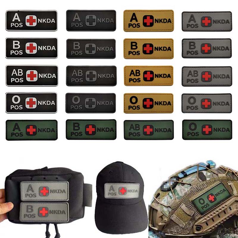 10*4CM PVC Rubber Emblemen Blo - Urban Backpack Tactical recension och pris