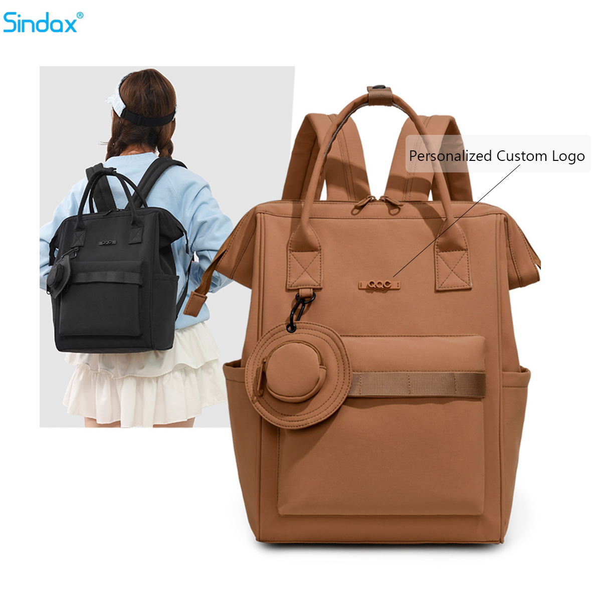 Japanese Style Mommy Bag Multi - Backpack Diaper Bag recension och pris
