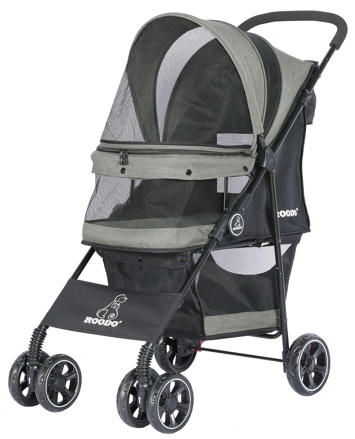 4 Wheel Dog Cat Pet Stroller,  - Foldable Backpack Small recension och pris
