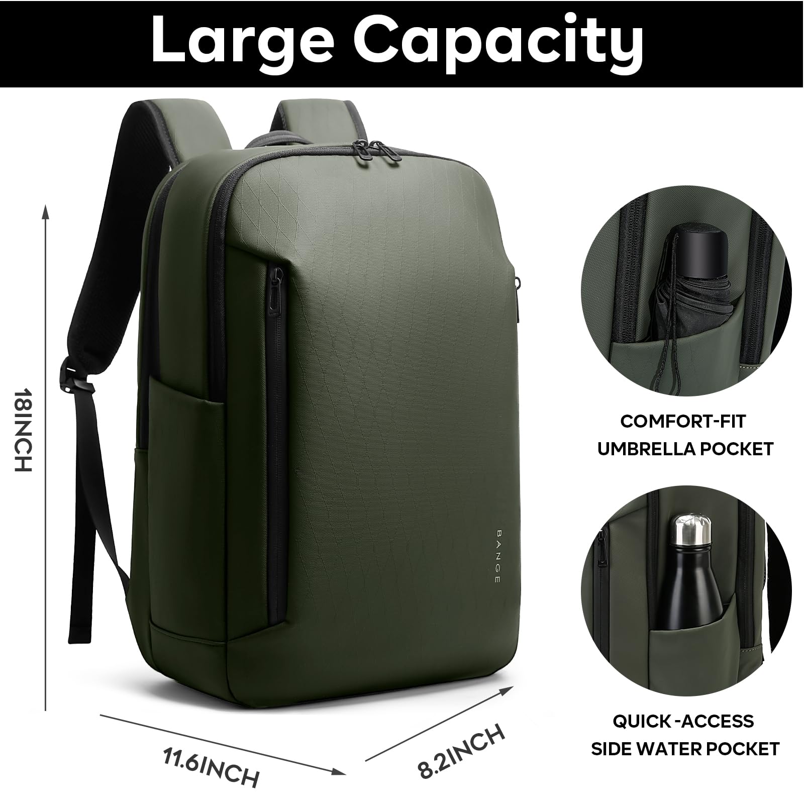 BANGE Fashion Simple Design Wo - Laptop Backpack 15.6 recension och pris