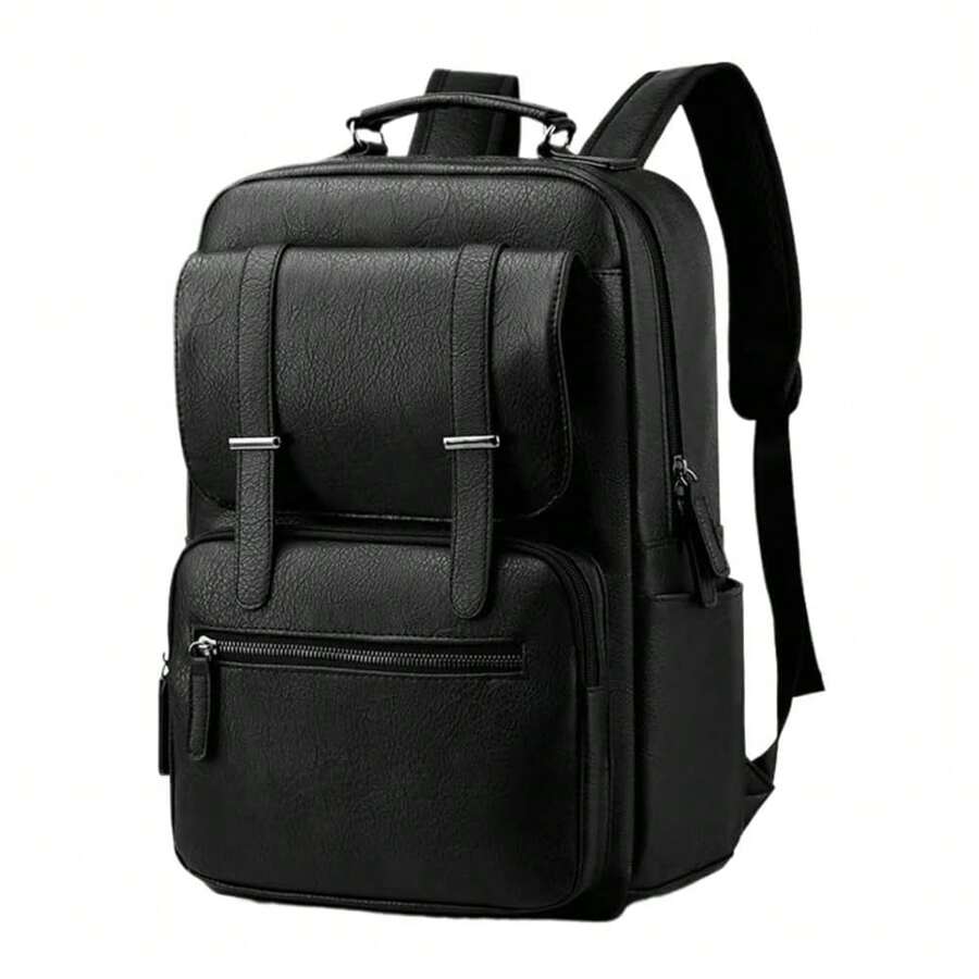 PU Leather Backpack For Men An - Laptop Backpack 15.6 recension och pris