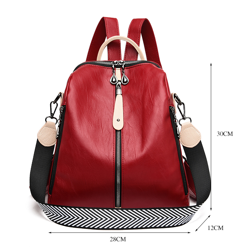 Fashion Backpack Women Soft Le - Fashion Backpack Women recension och pris