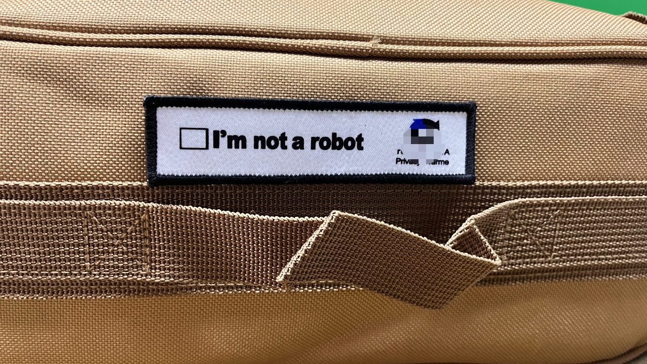 I'm Not A Robot Tactical Patch - Urban Backpack Tactical recension och pris