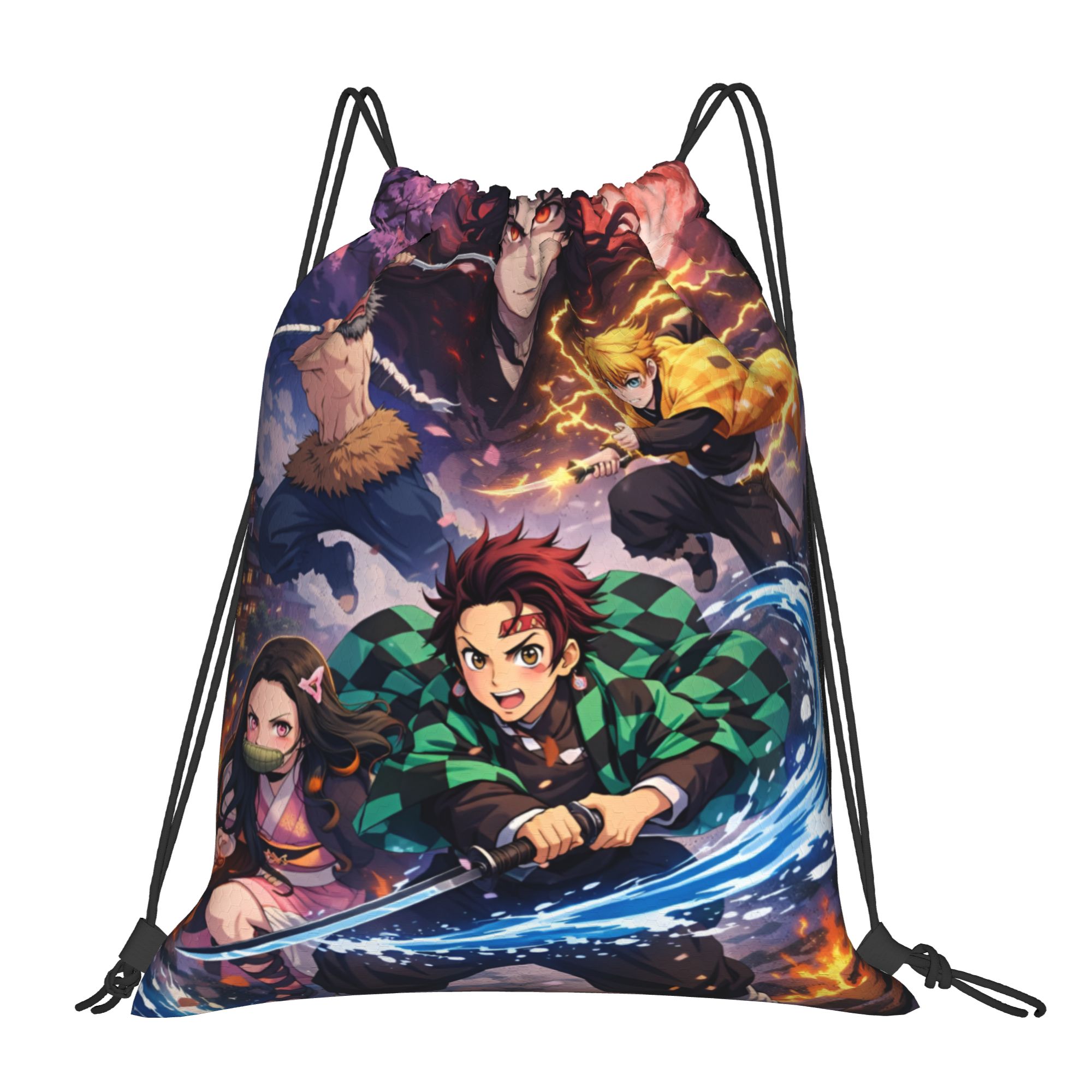 Custom D-Demons Slayers Drawst - Drawstring Gym Bag recension och pris