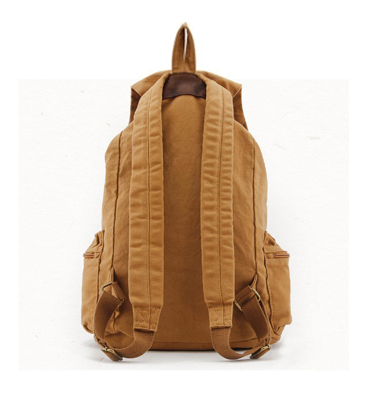 Fashion Vintage Leather milita - Rucksack Military Style recension och pris