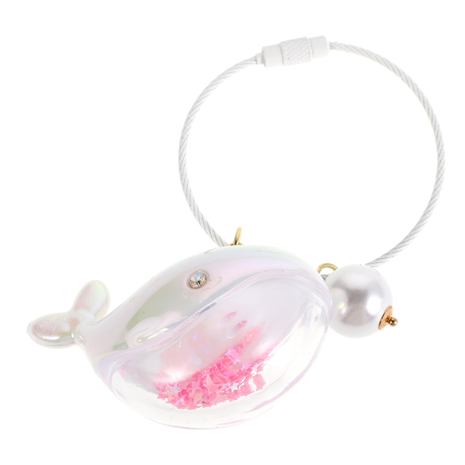 Adorable Whale Keychain Charm  - Mini Backpack Purse recension och pris