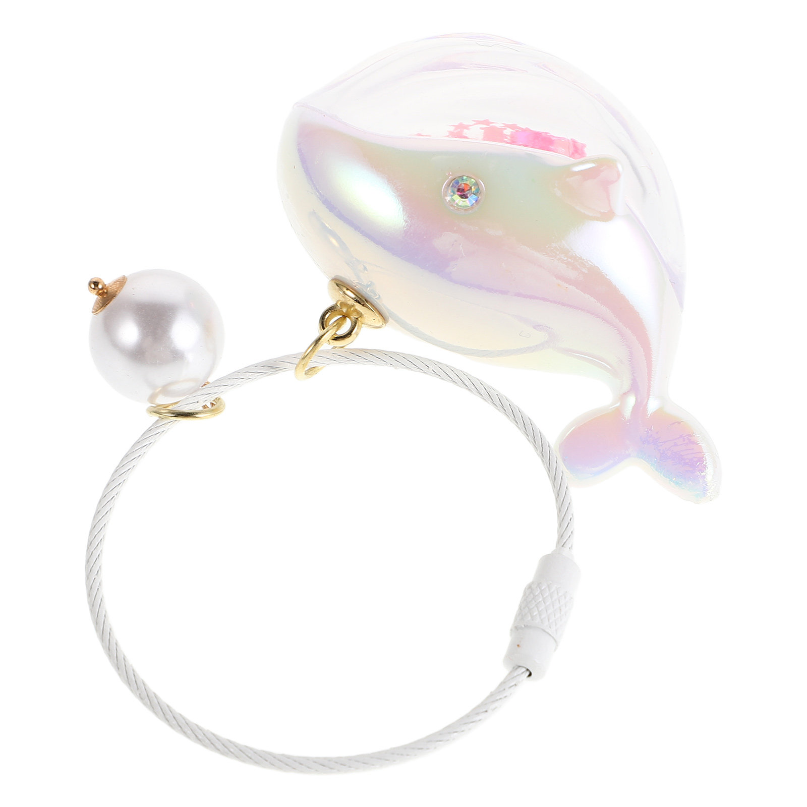 Adorable Whale Keychain Charm  - Mini Backpack Purse recension och pris
