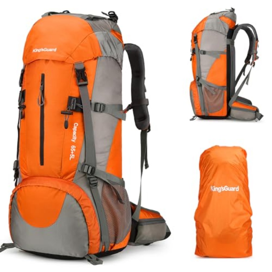 70L Hiking Backpack with Rain  - Rain Cover Backpack recension och pris