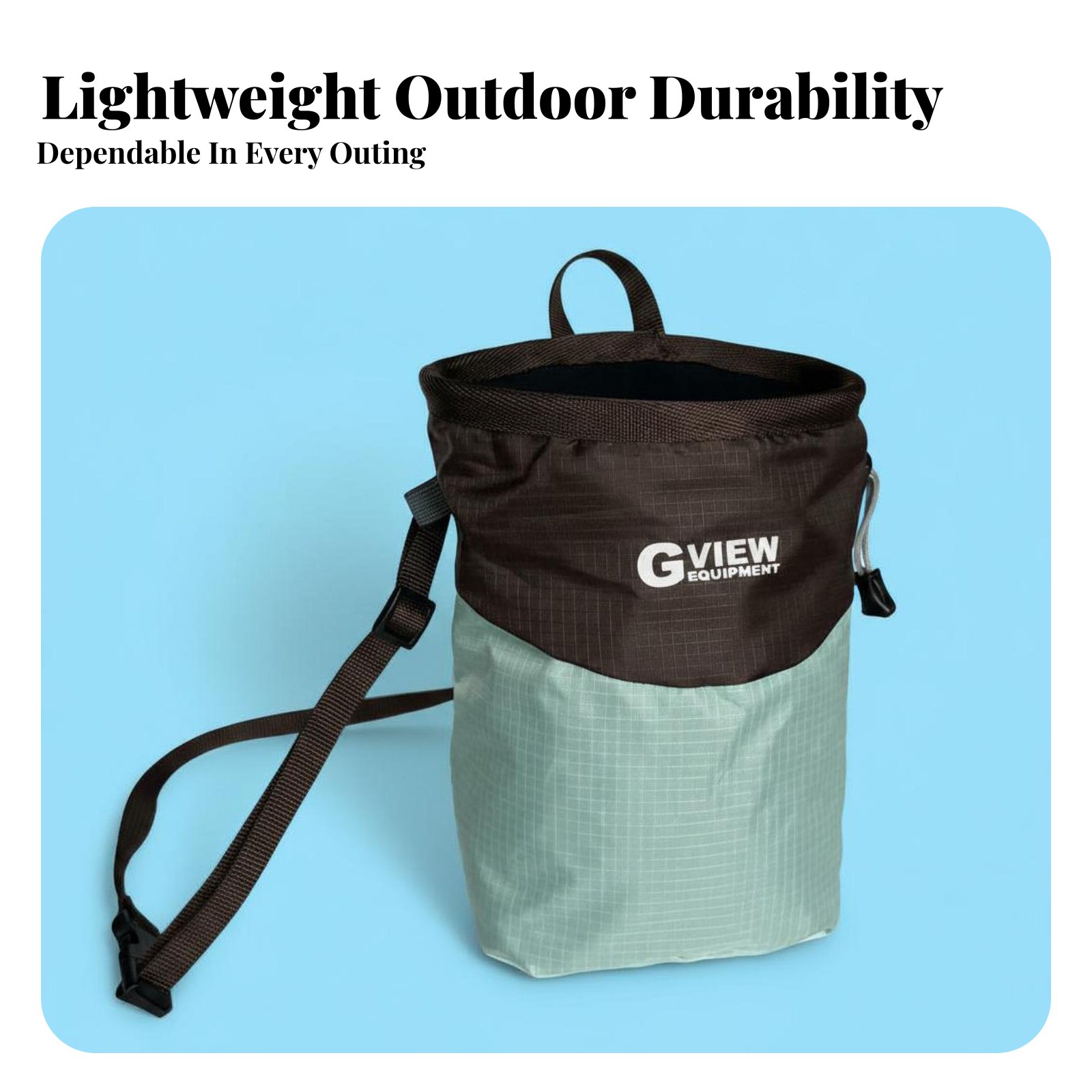 Rock Climbing Chalk Bag Drawst - Drawstring Gym Bag recension och pris