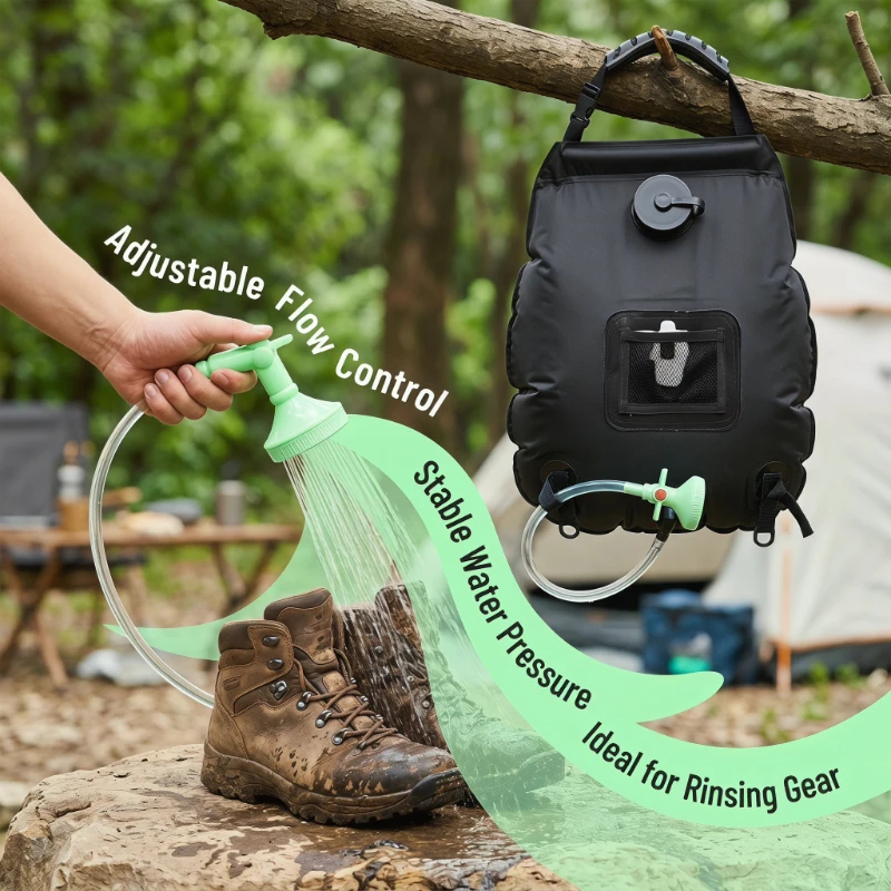 20L Solar Shower Bag Large Cap - Hydration Pack Outdoor recension och pris