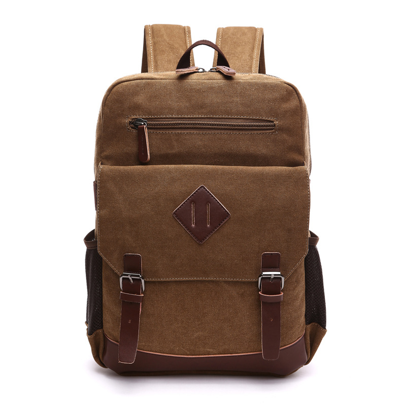Mens Large Vintage Canvas Back - Laptop Backpack 15.6 recension och pris