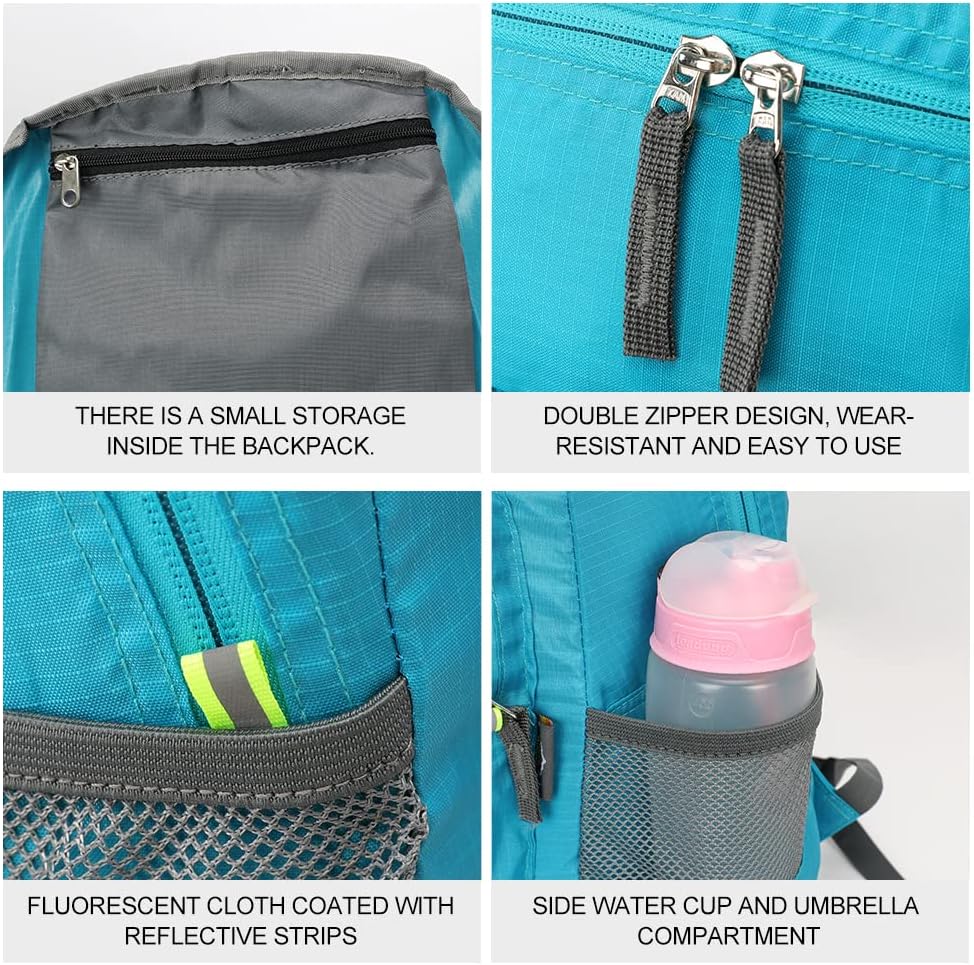 20L Lightweight Hiking Backpac - Foldable Backpack Small recension och pris