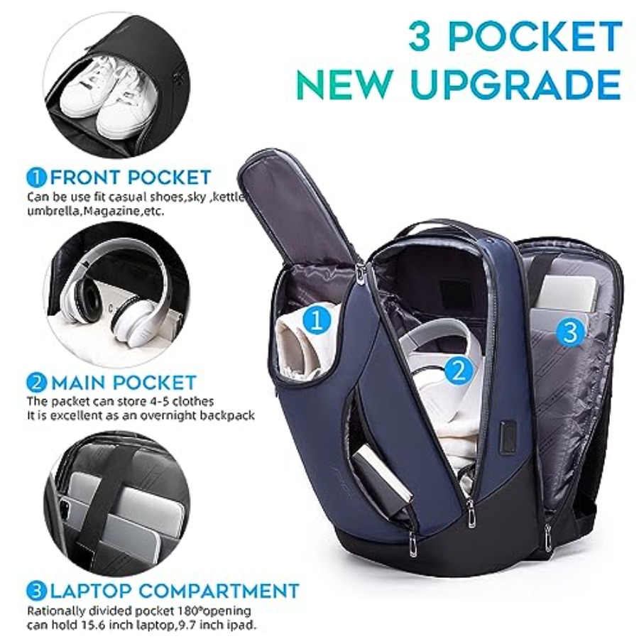 Business Smart Backpack Waterp - Laptop Backpack 15.6 recension och pris