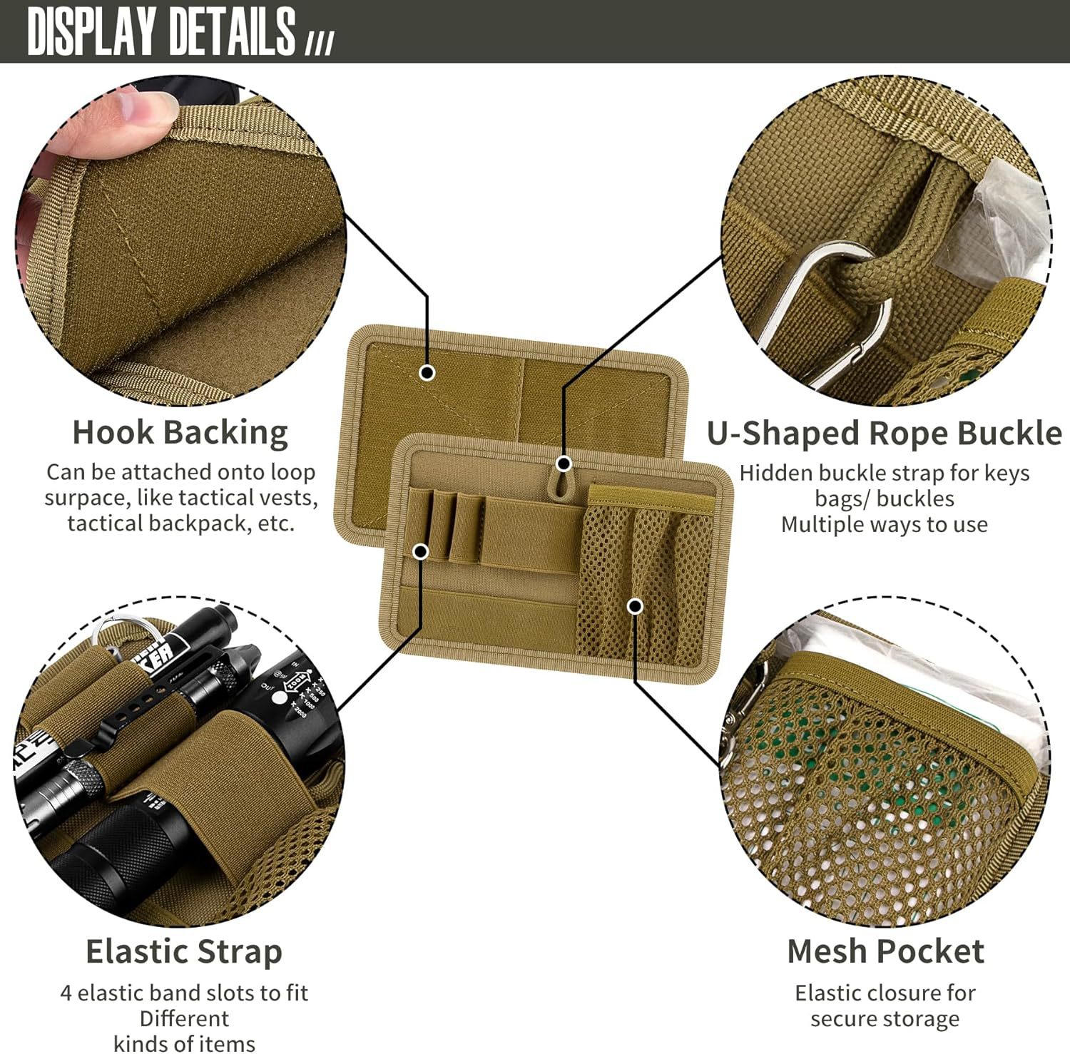 Tactical Bag Insert Panel Orga - Backpack Insert Organizer recension och pris