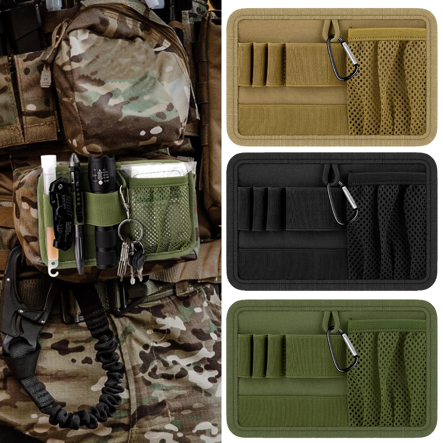 Tactical Bag Insert Panel Orga - Backpack Insert Organizer recension och pris